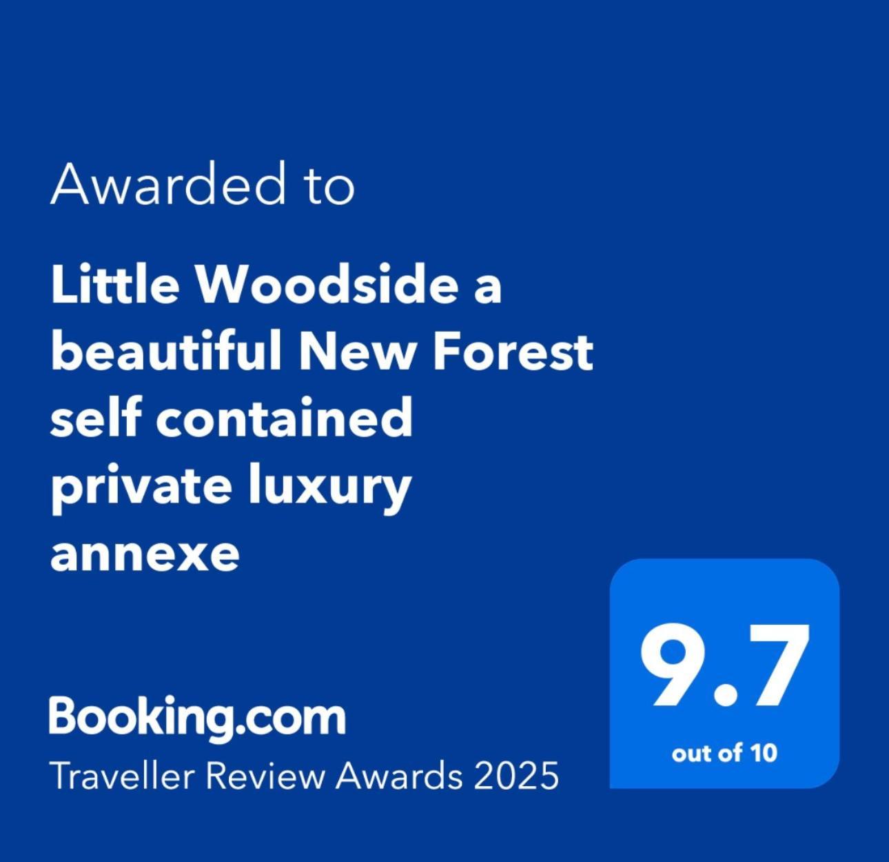 Little Woodside A Beautiful New Forest Self Contained Private Luxury Annexe นิวมิลตัน ภายนอก รูปภาพ